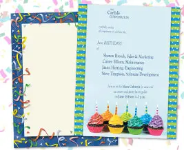 Birthday Border Paper
