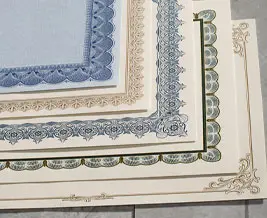 Standard Certificates