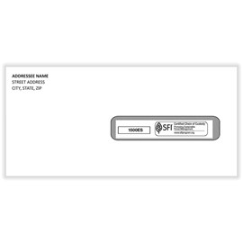 Imprinted CMS-1500 Self-Seal Window Envelopes-500 Pack